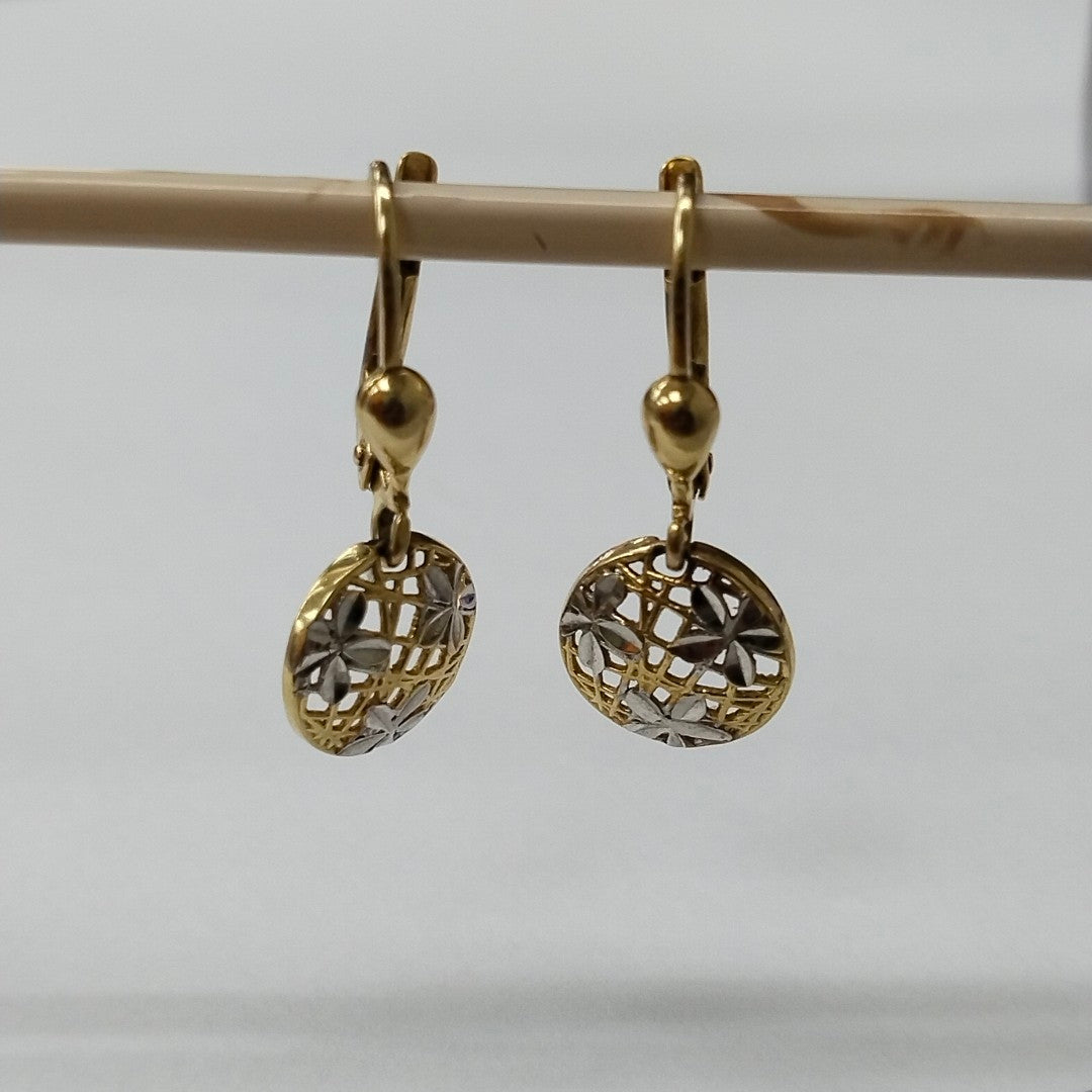 ARETES PAR ORO 14 K 2 GRMS (SEMINUEVO)