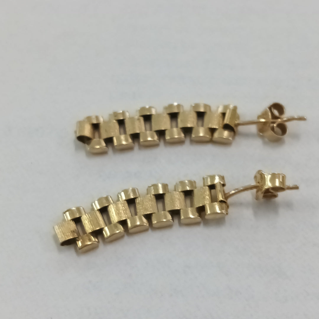 BROQUELES PAR ORO 14 K 2.5 GRMS (SEMINUEVO)