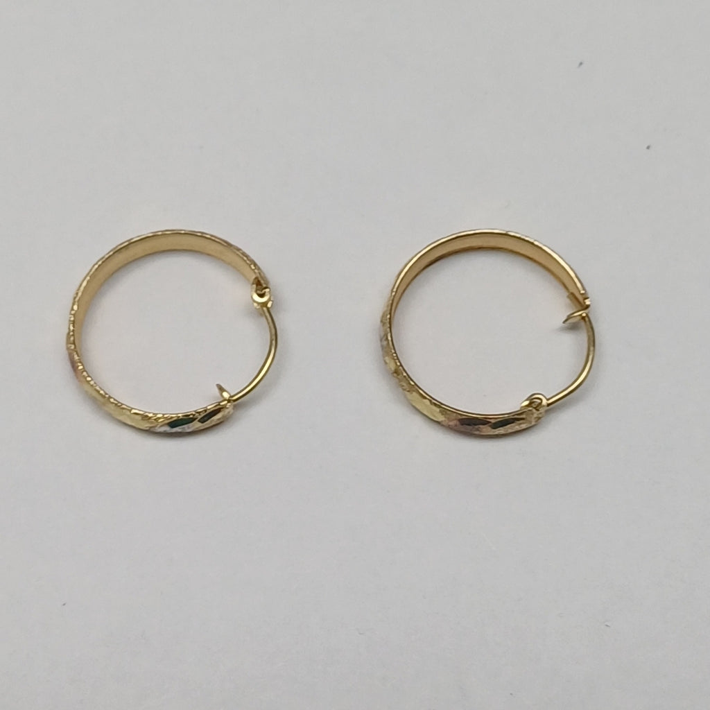 ARRACADAS PAR ORO 10 K 1.7 GRMS (SEMINUEVO)