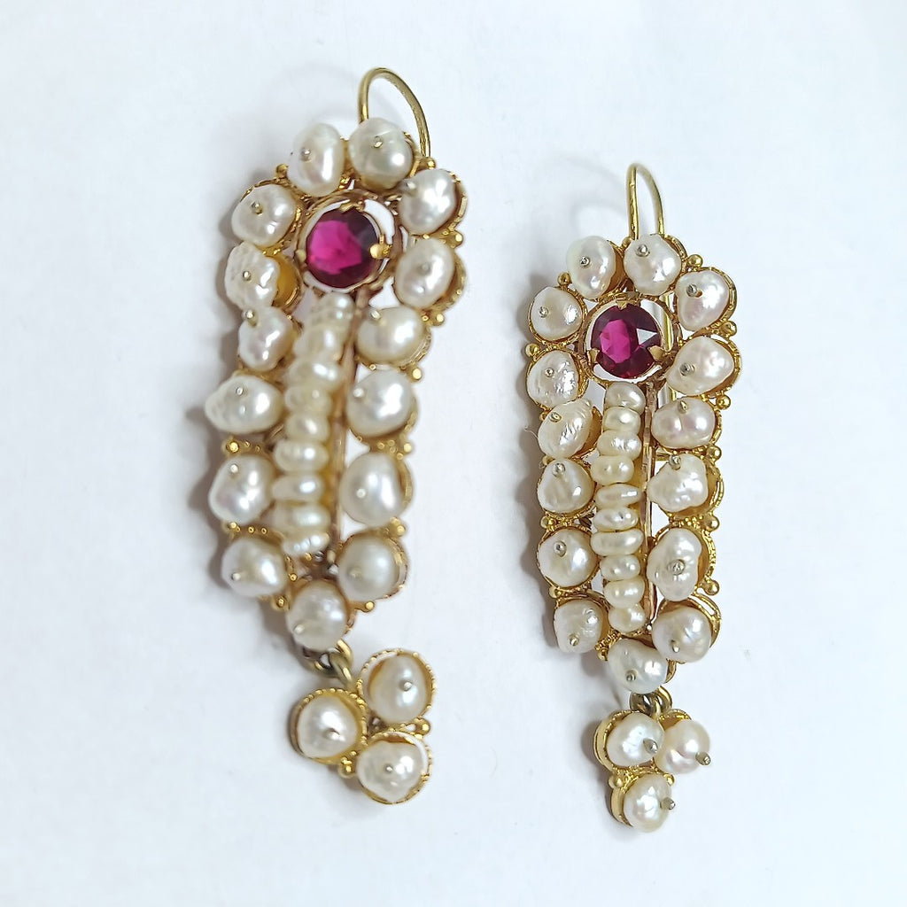 ARETES PAR ORO 8 K 13.9 GRMS (SEMINUEVO)