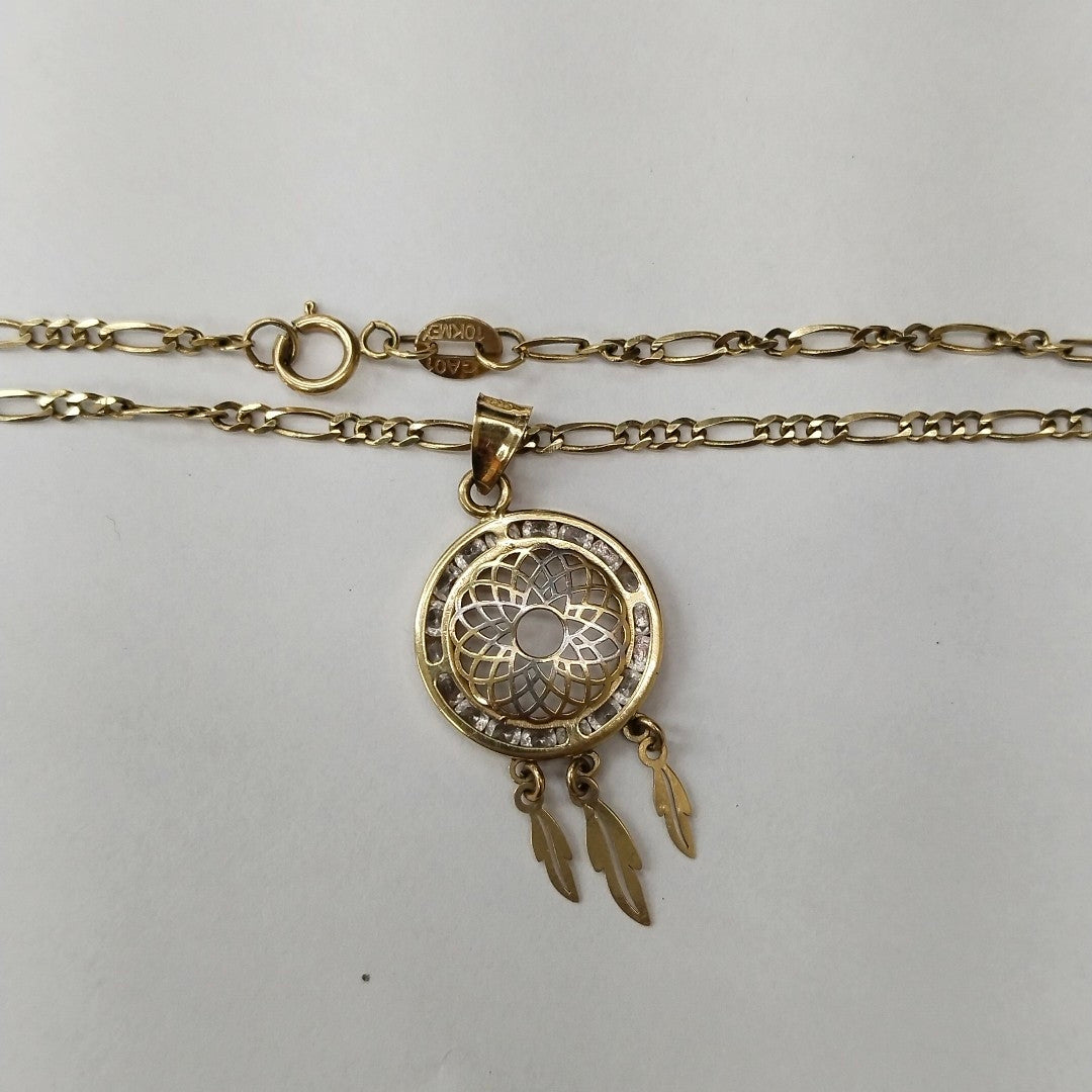 CADENA, DIJE ORO 10 K 3.8 GRMS (SEMINUEVO)