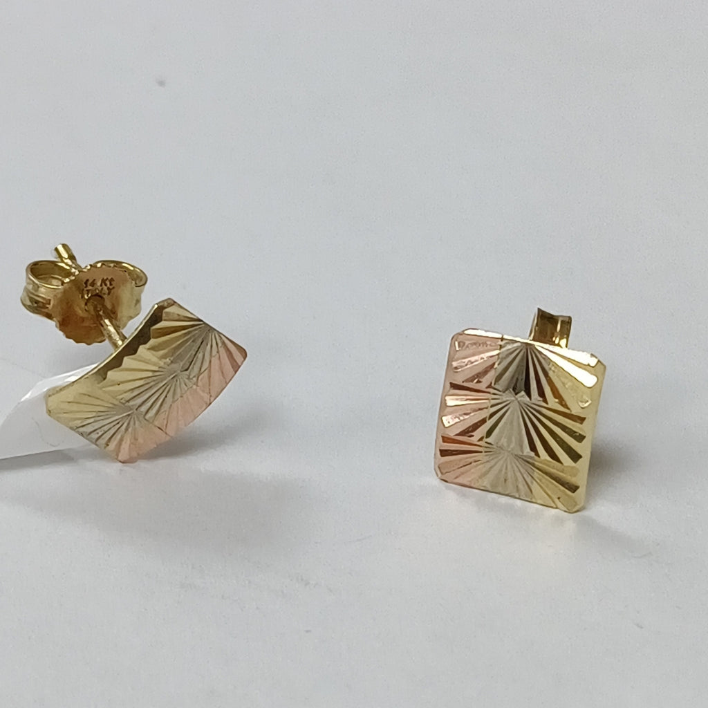 ARETES PAR ORO 14 K 1,30 GRMS (SEMINUEVO)
