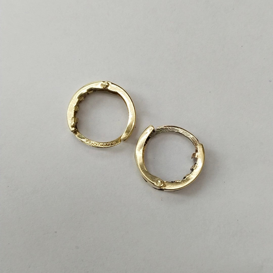 ARRACADAS PAR ORO 10 K 1.3 GRMS (SEMINUEVO)