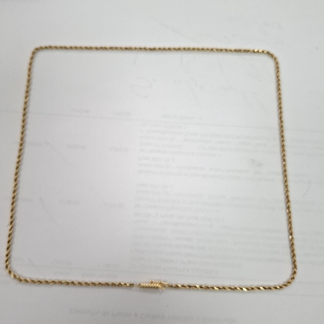 CADENA ORO 14 K 3.1 GRMS (SEMINUEVO)