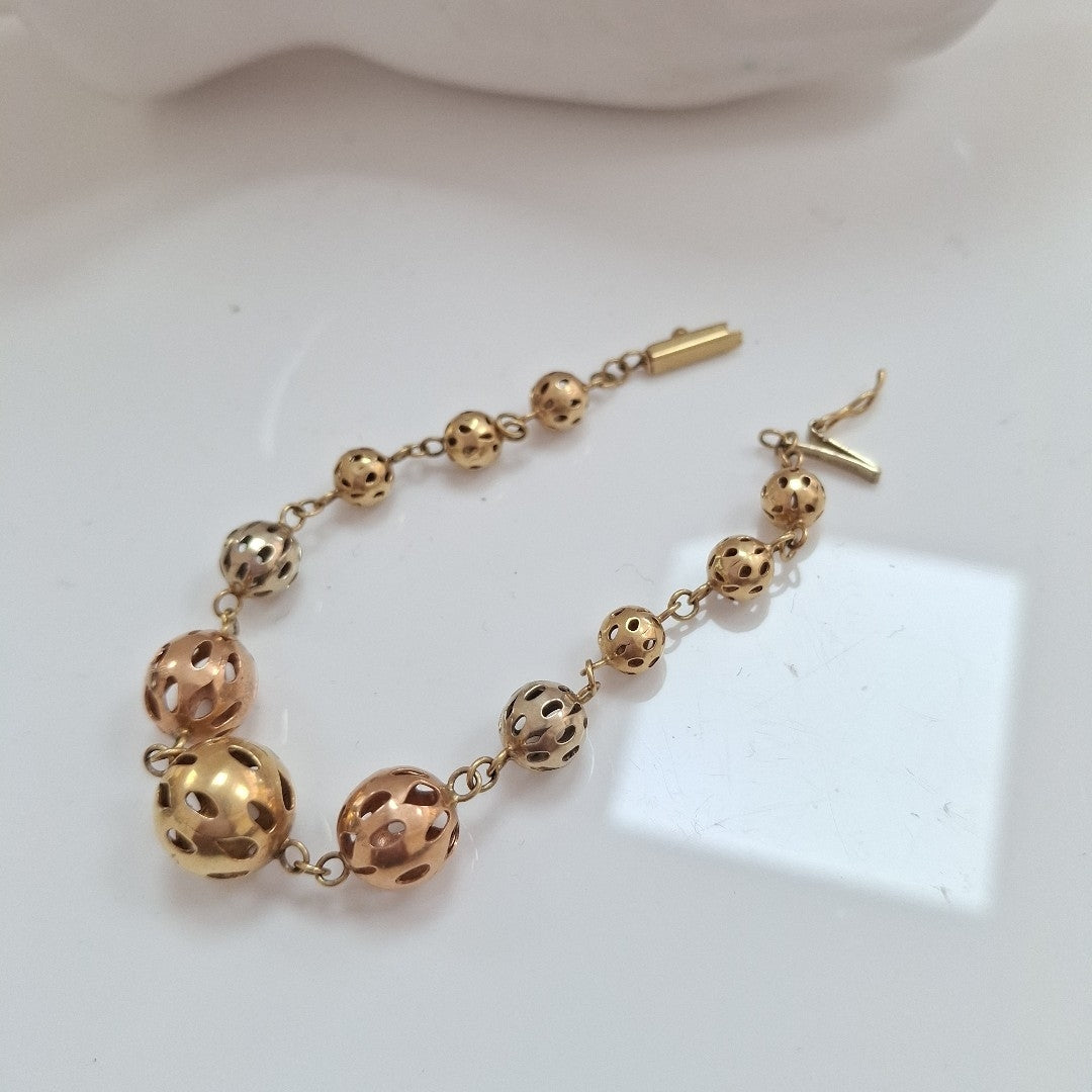 PULSERA ORO 14 K 9.2 GRMS (SEMINUEVO)