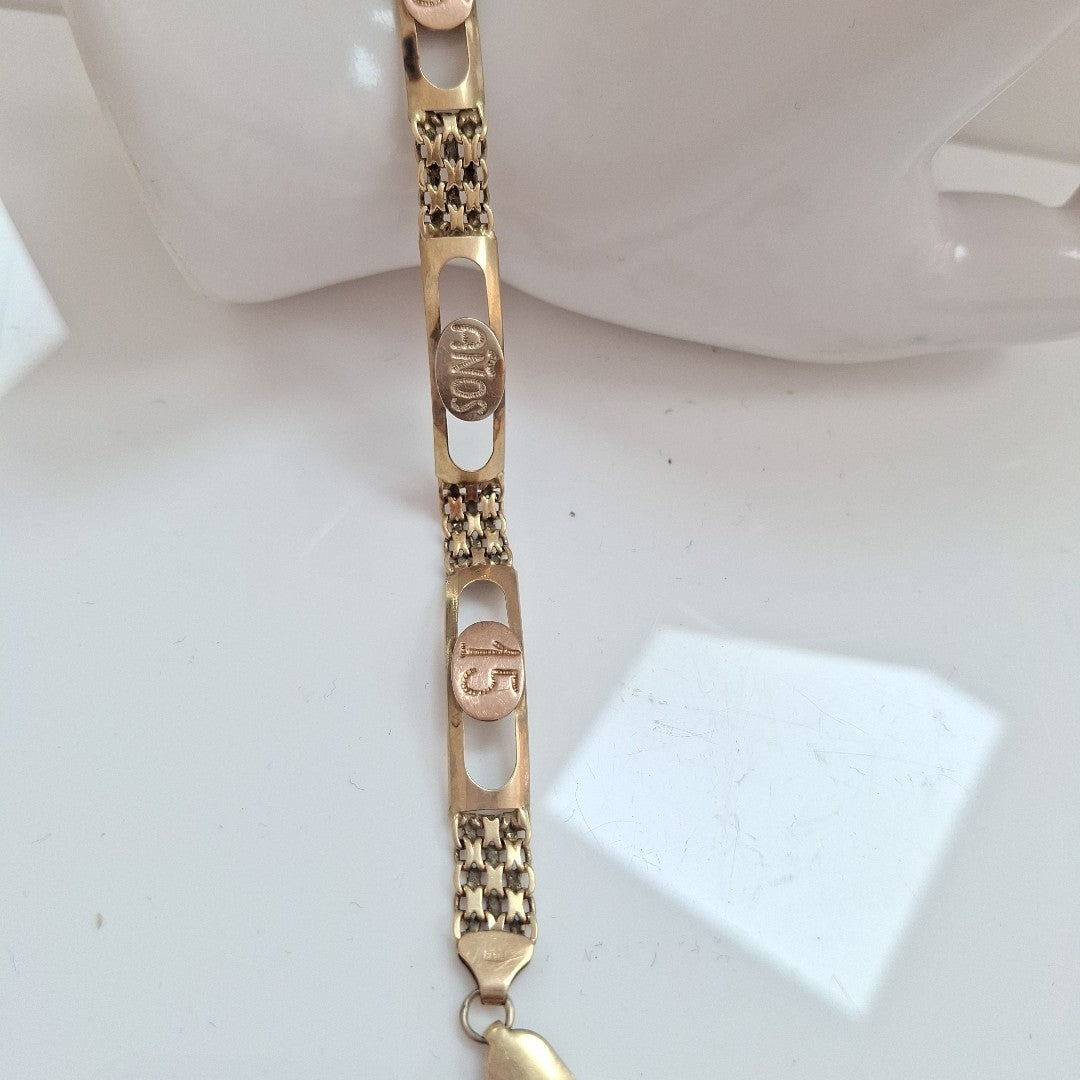PULSERA ORO 14 K 11.2 GRMS (SEMINUEVO)