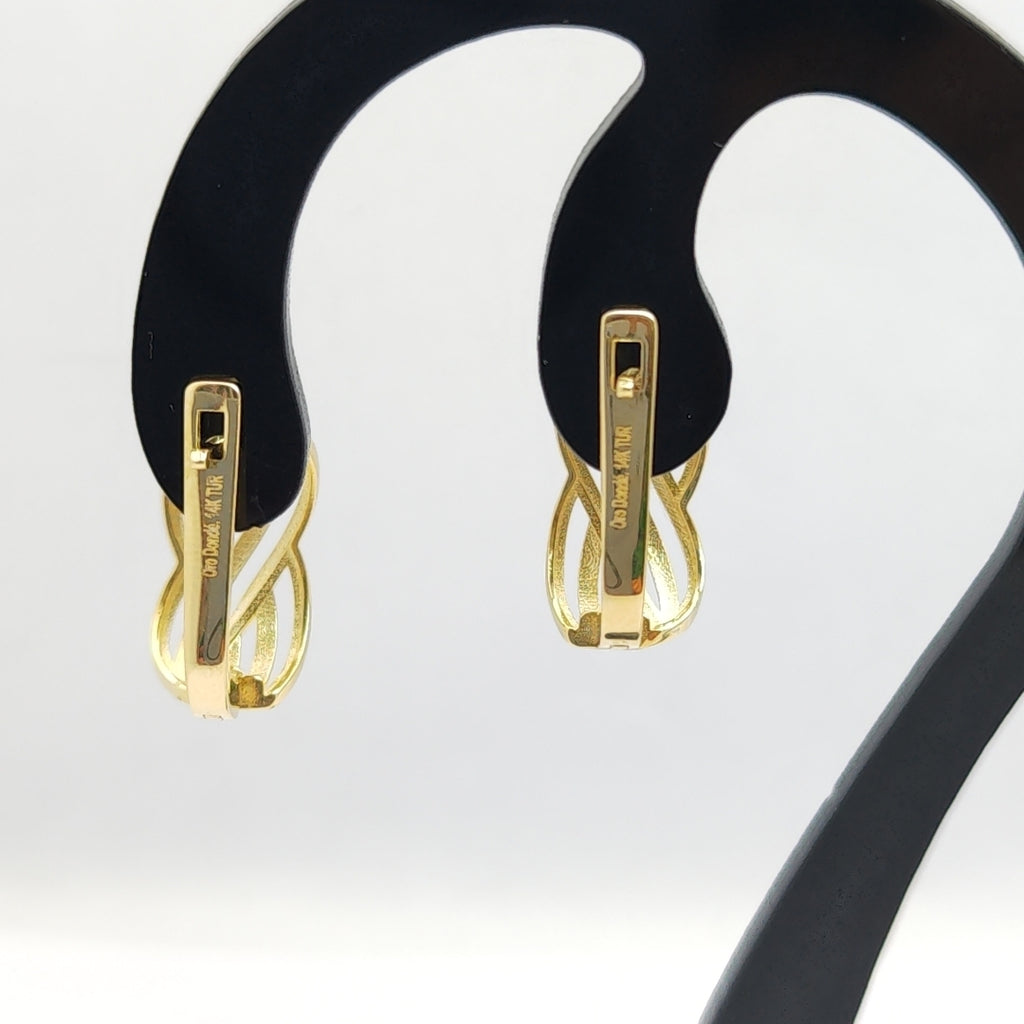 BROQUELES ORO 14K 3.8 (NUEVO)