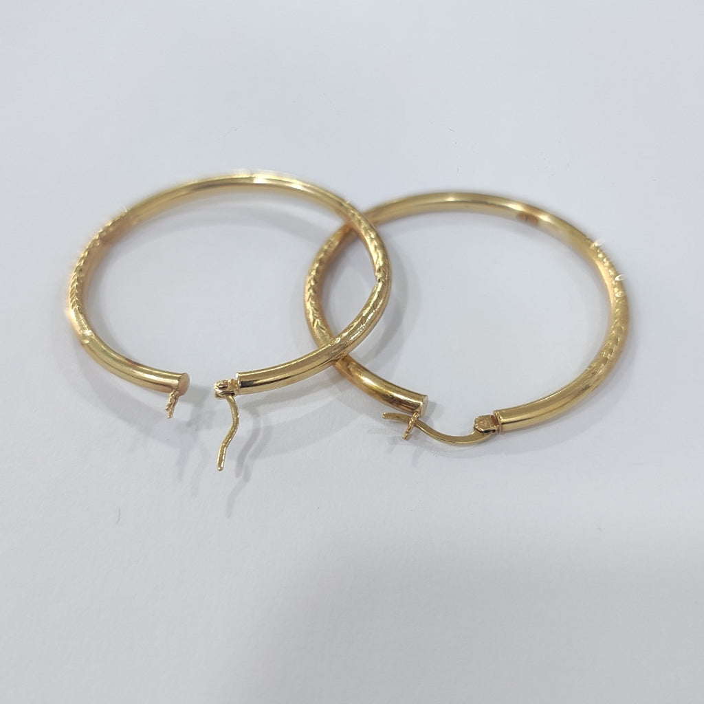 ARRACADAS PAR ORO 14 K 4,20 GRMS (SEMINUEVO)