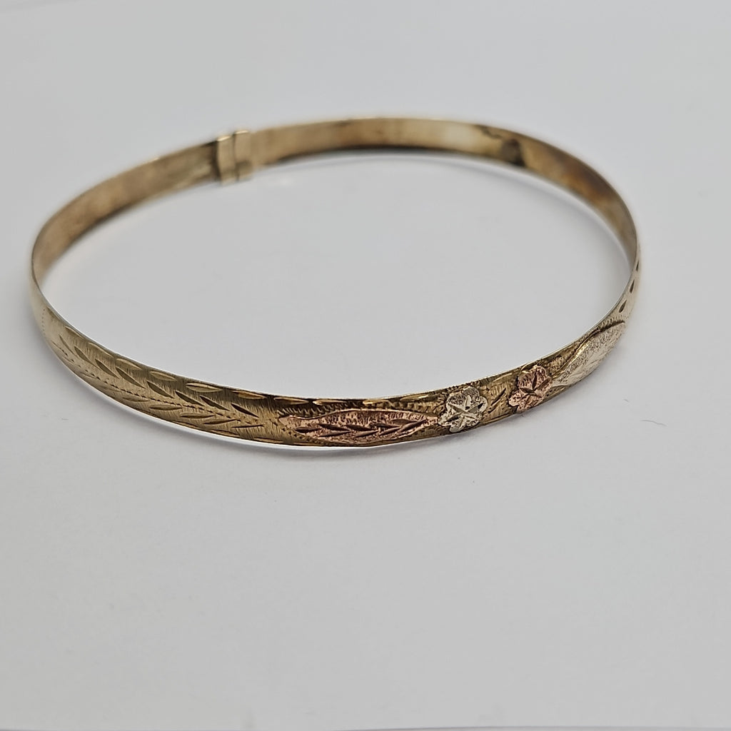 PULSERA RIGIDA ORO 8 K 4,90 GRMS (SEMINUEVO)
