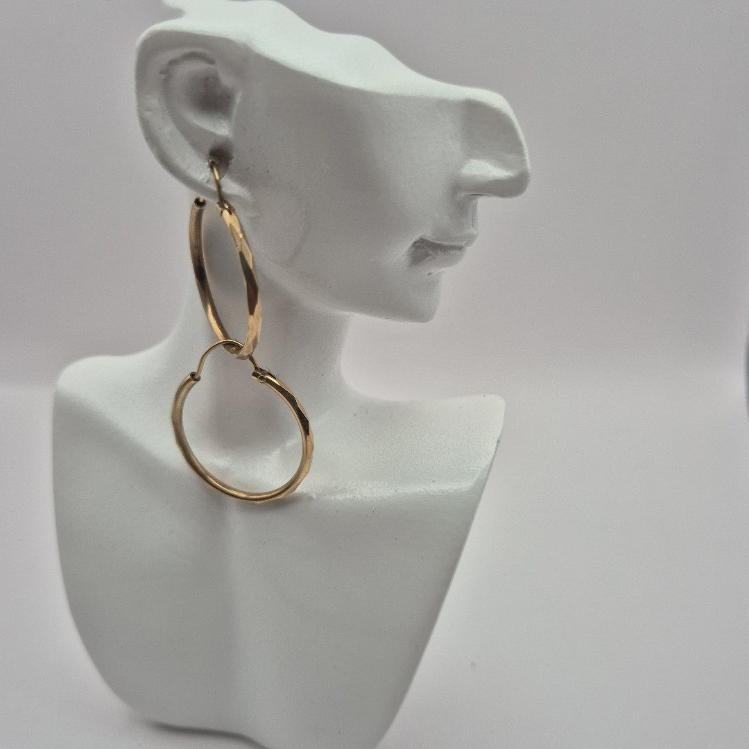 ARRACADAS PAR ORO 14 K 1,90 GRMS (SEMINUEVO)