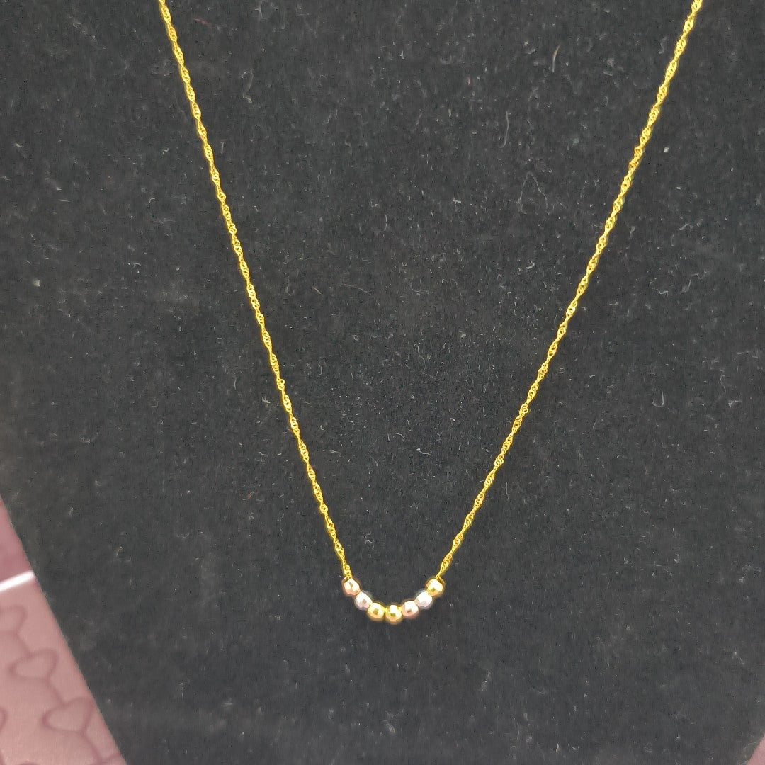 GARGANTILLA ORO 14 K 1,20 GRMS (SEMINUEVO)