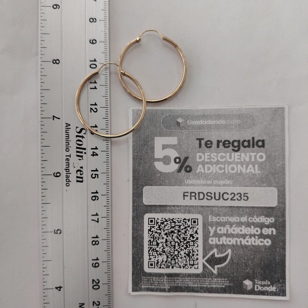 ARRACADAS PAR ORO 10 K 2.9 GRMS (SEMINUEVO)