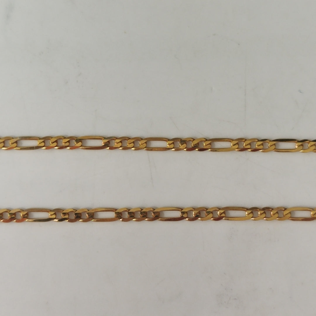 CADENAS CARTIER 3 1 AMARILLA ORO 10K 2.9 (NUEVO)