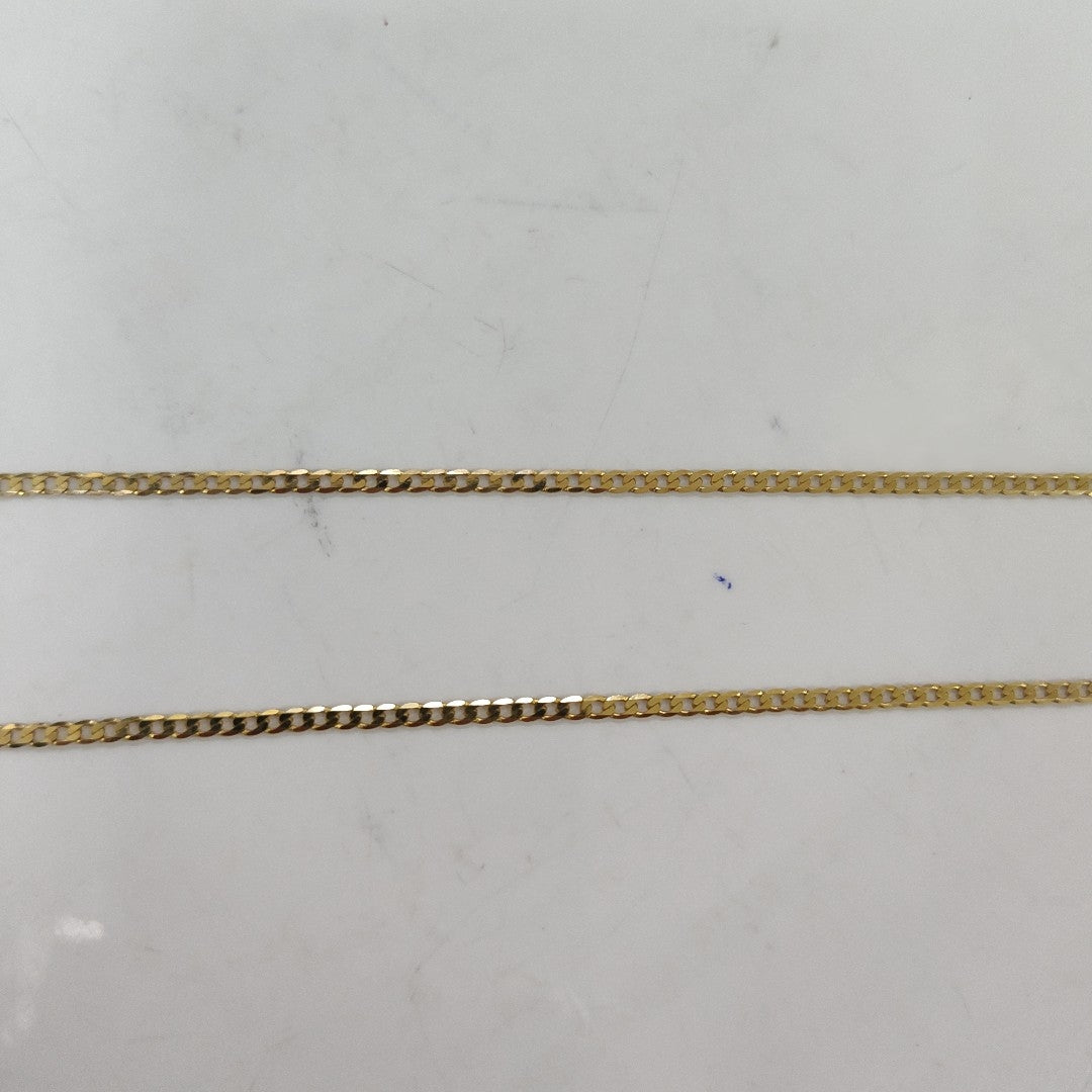 CADENAS BARBADA AMARILLA ORO 10K 2.5 (NUEVO)