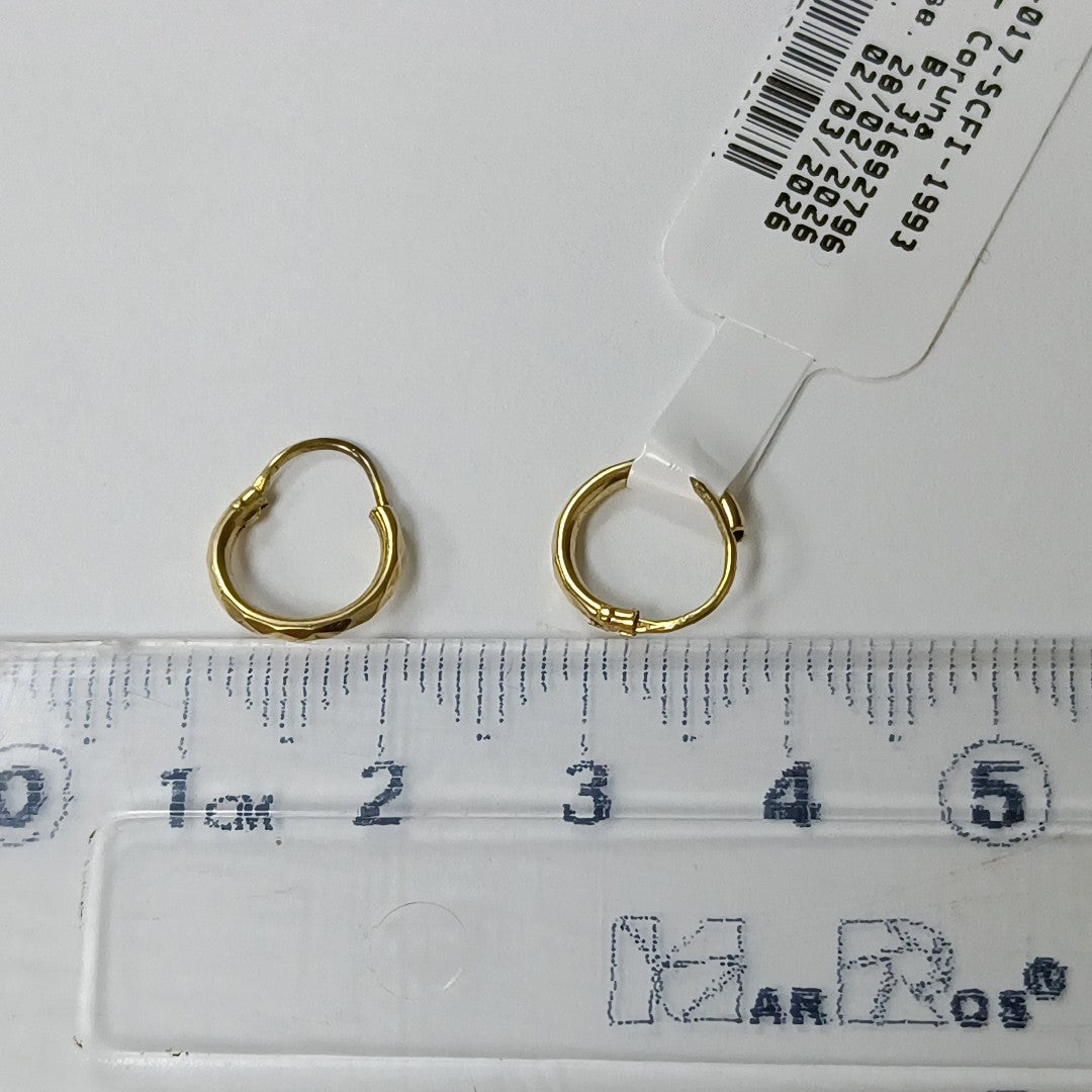 ARETES PAR ORO 18 K 0,50 GRMS (SEMINUEVO)