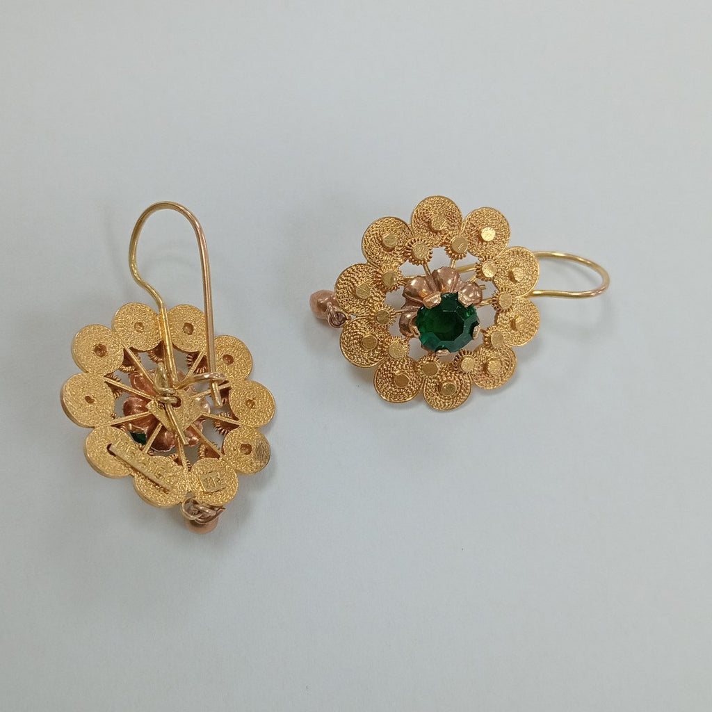 ARETES PAR ORO 8 K 6.4 GRMS (SEMINUEVO)