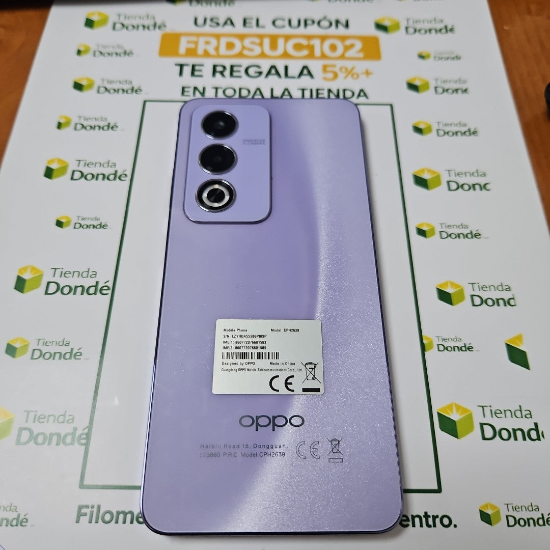 CELULAR OPPO  A80 5G CPH2639 (2024) 256 GB 8 GB RAM (SEMINUEVO)