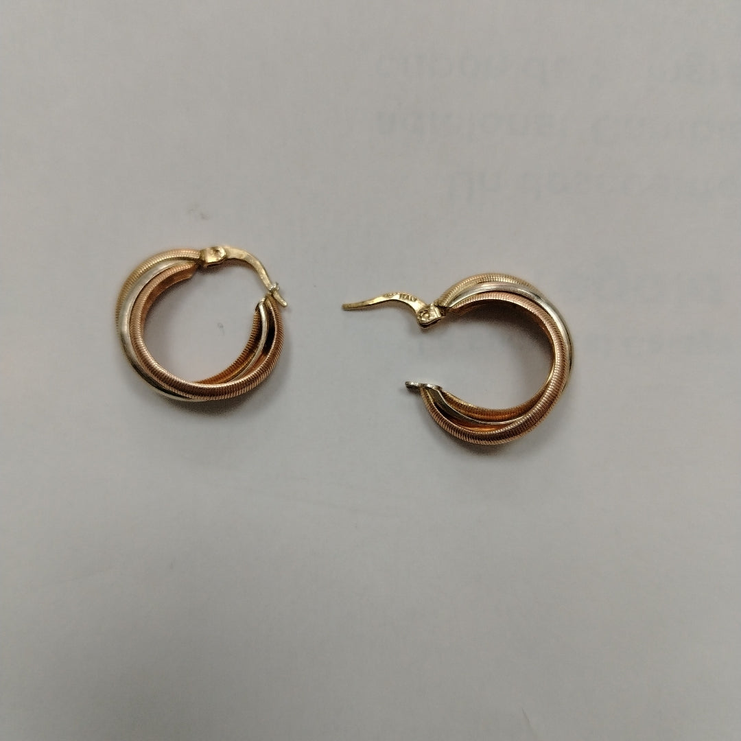 ARRACADAS PAR ORO 14 K 3.2 GRMS (SEMINUEVO)