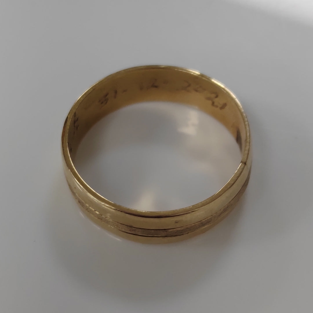 ARGOLLA ORO 14 K 4,10 GRMS (SEMINUEVO)