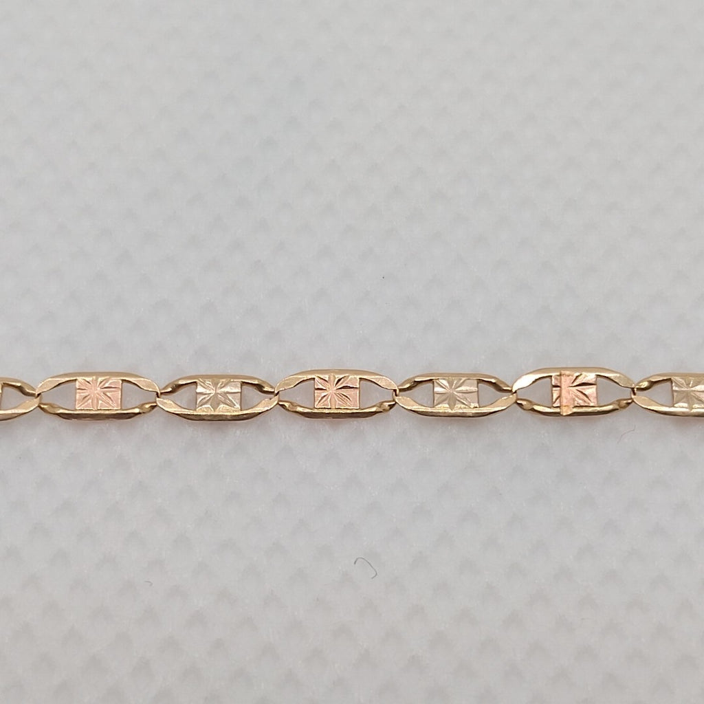 CADENA ORO COMBINADO 10 K 3.2 GRMS (SEMINUEVO)