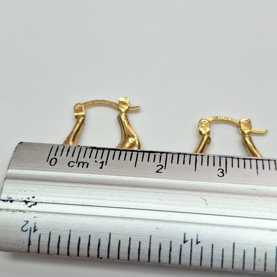 ARRACADAS PAR ORO 14 K 1,70 GRMS (SEMINUEVO)