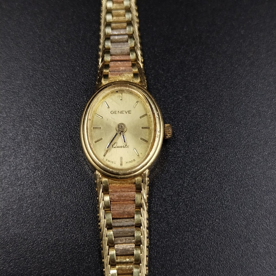 RELOJ CAJA Y PULSO ORO ORO 14 K 20.7 GRMS (SEMINUEVO)