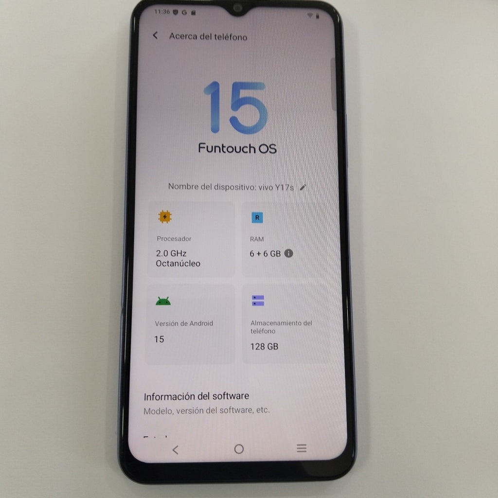 CELULAR VIVO Y17 S V2310 (2023) 128 GB 6 GB RAM (SEMINUEVO)