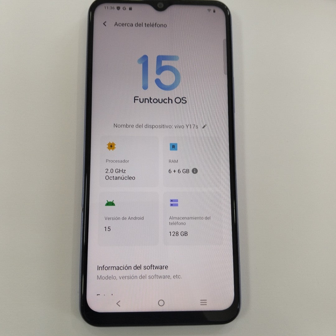 CELULAR VIVO Y17 S V2310 (2023) 128 GB 6 GB RAM (SEMINUEVO)