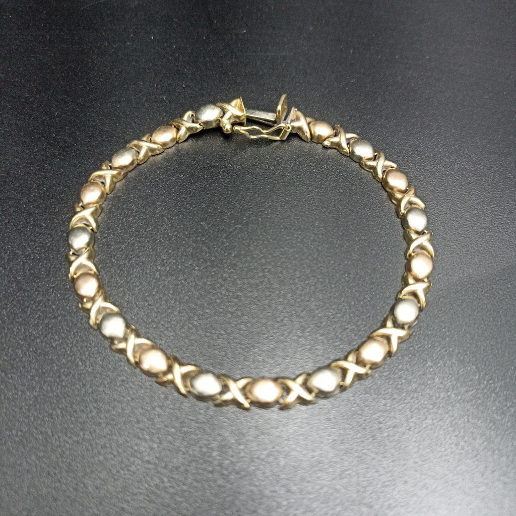 PULSERA ORO COMBINADO 14 K 7,30 GRMS (SEMINUEVO)