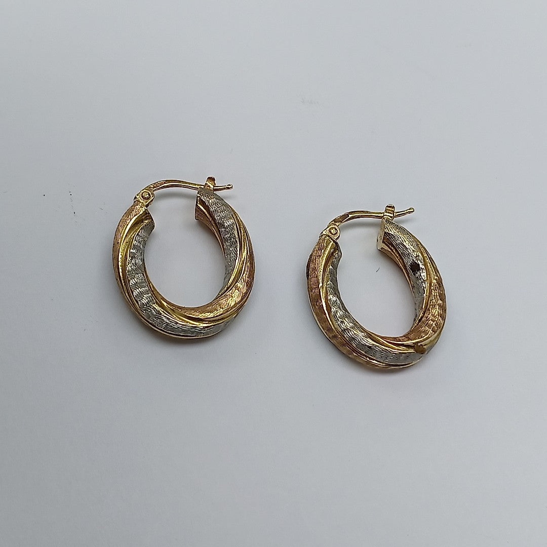 ARRACADAS PAR ORO 14 K 4.2 GRMS (SEMINUEVO)