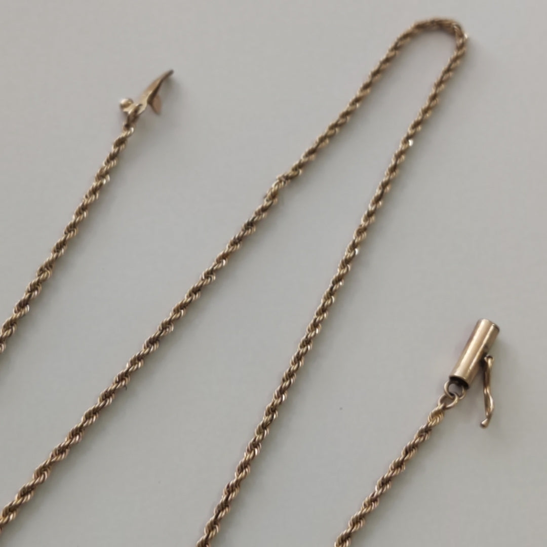 CADENA ORO 14 K 4.9 GRMS (SEMINUEVO)
