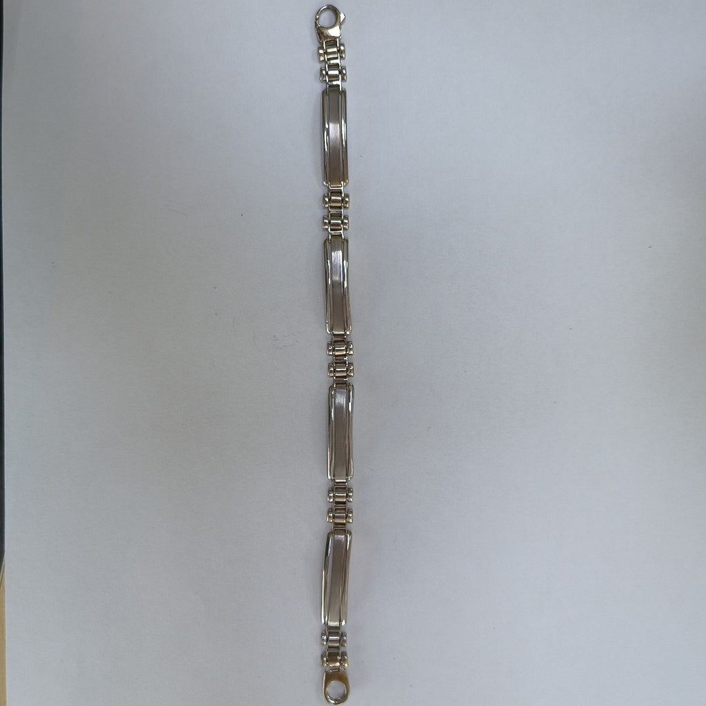 PULSERA ORO BLANCO 14 K 13.6 GRMS (SEMINUEVO)
