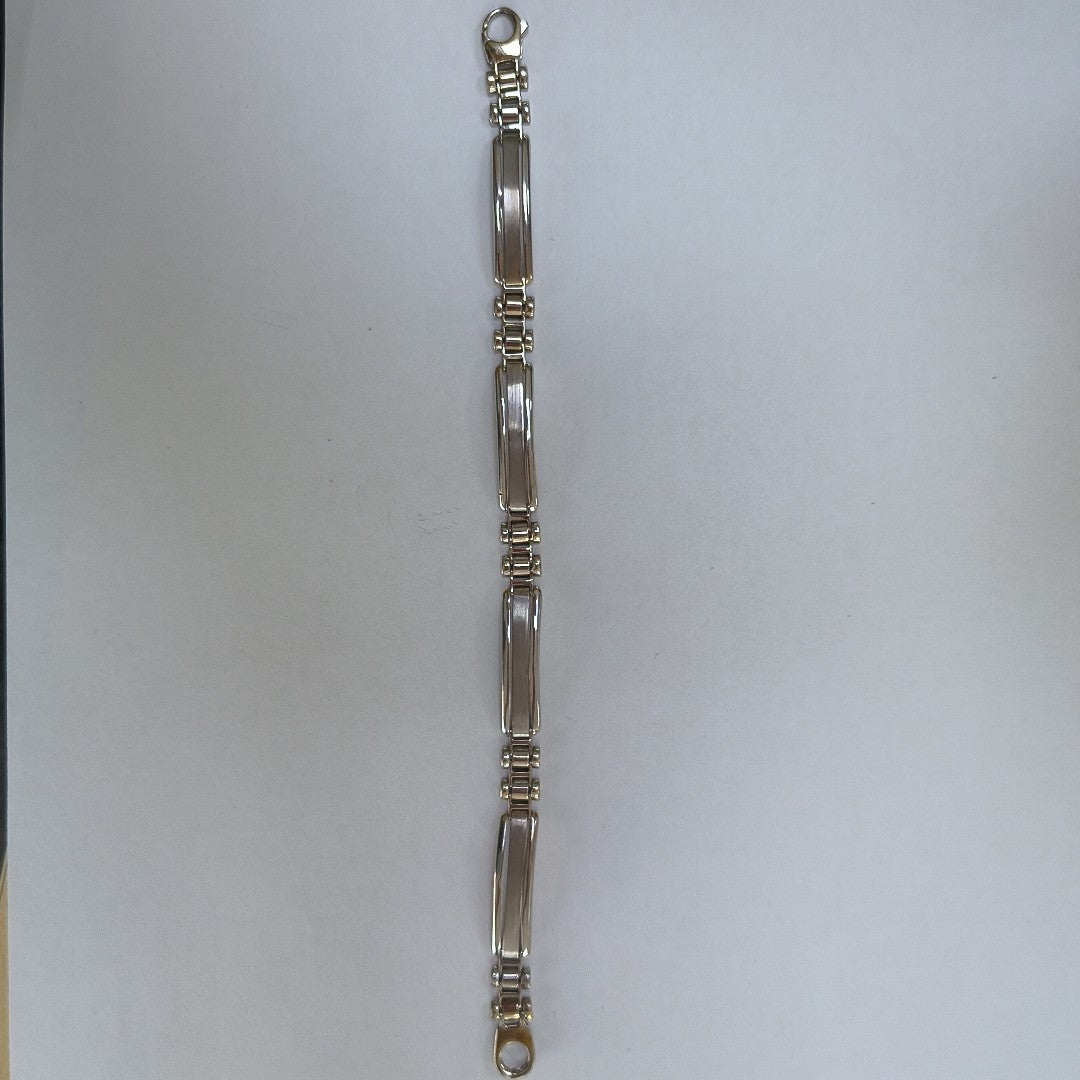 PULSERA ORO BLANCO 14 K 13.6 GRMS (SEMINUEVO)