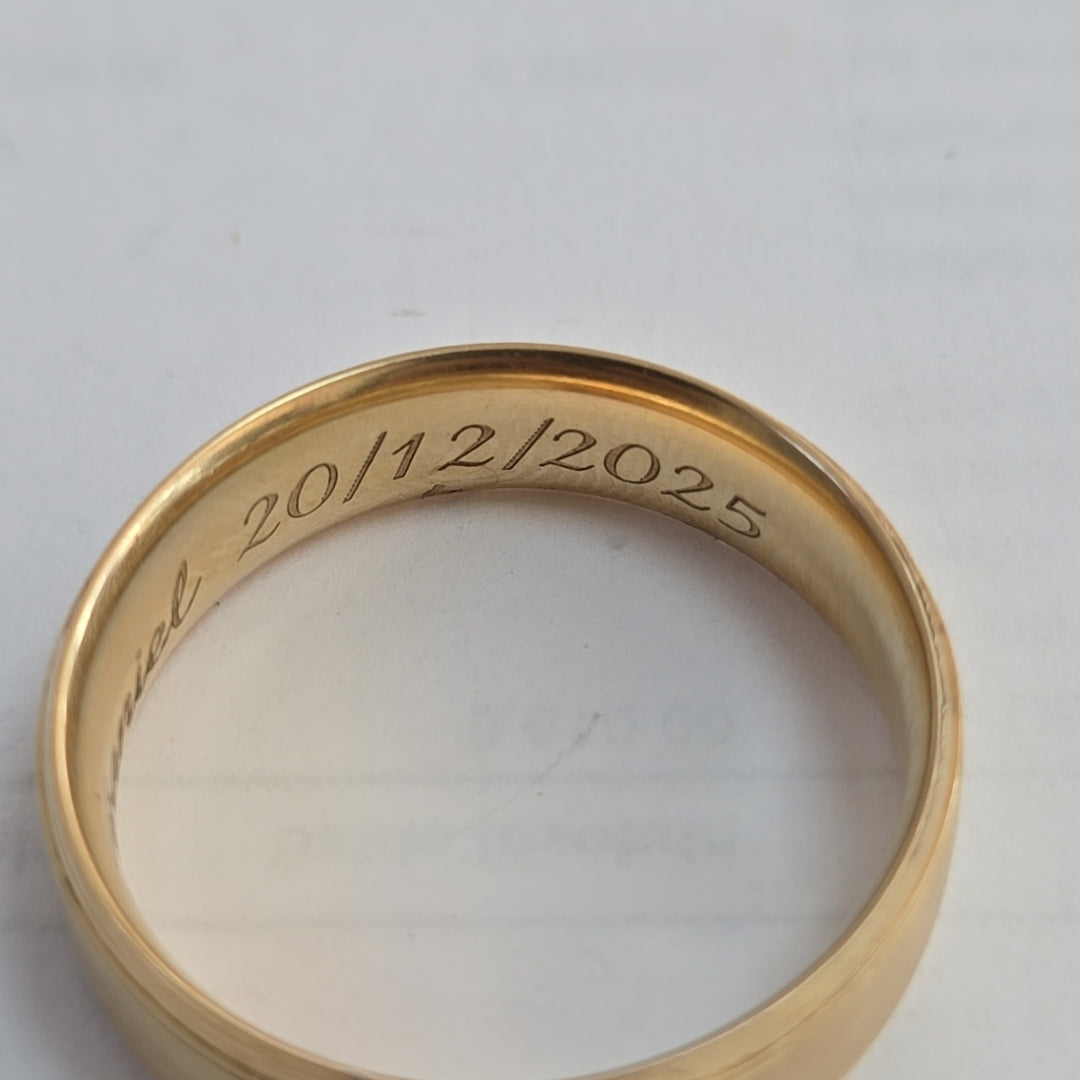 ARGOLLA ORO 14 K 2,80 GRMS (SEMINUEVO)