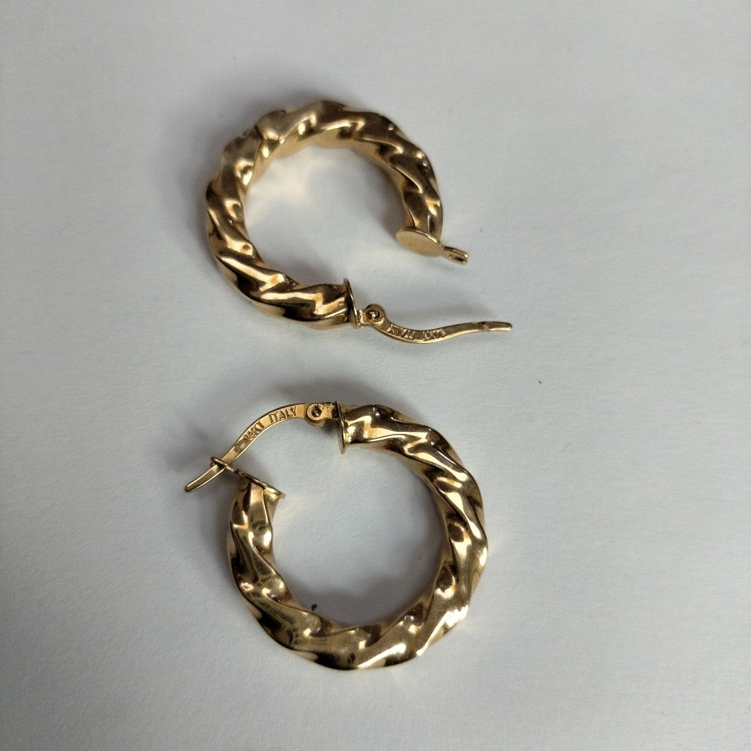ARRACADAS PAR ORO 14 K 3,00 GRMS (SEMINUEVO)