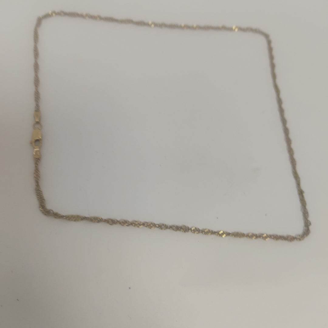 CADENA ORO COMBINADO 14 K 4.7 GRMS (SEMINUEVO)