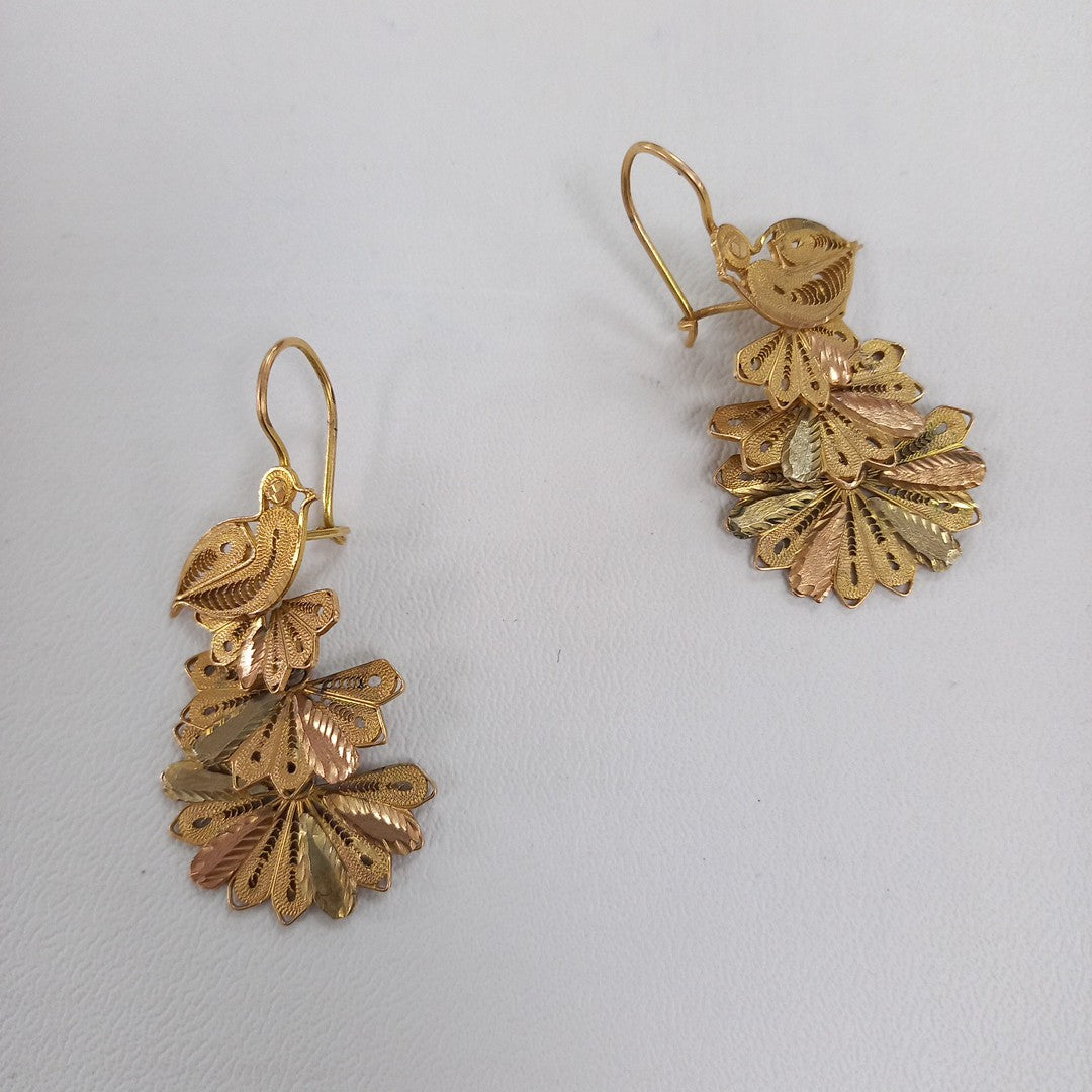 ARETES PAR ORO 8 K 7.3 GRMS (SEMINUEVO)