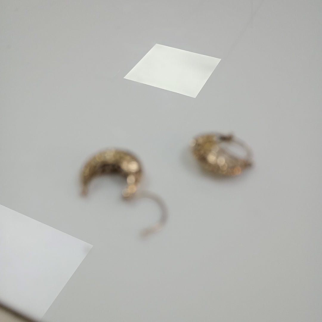 ARETES PAR ORO 10 K 2.1 GRMS (SEMINUEVO)
