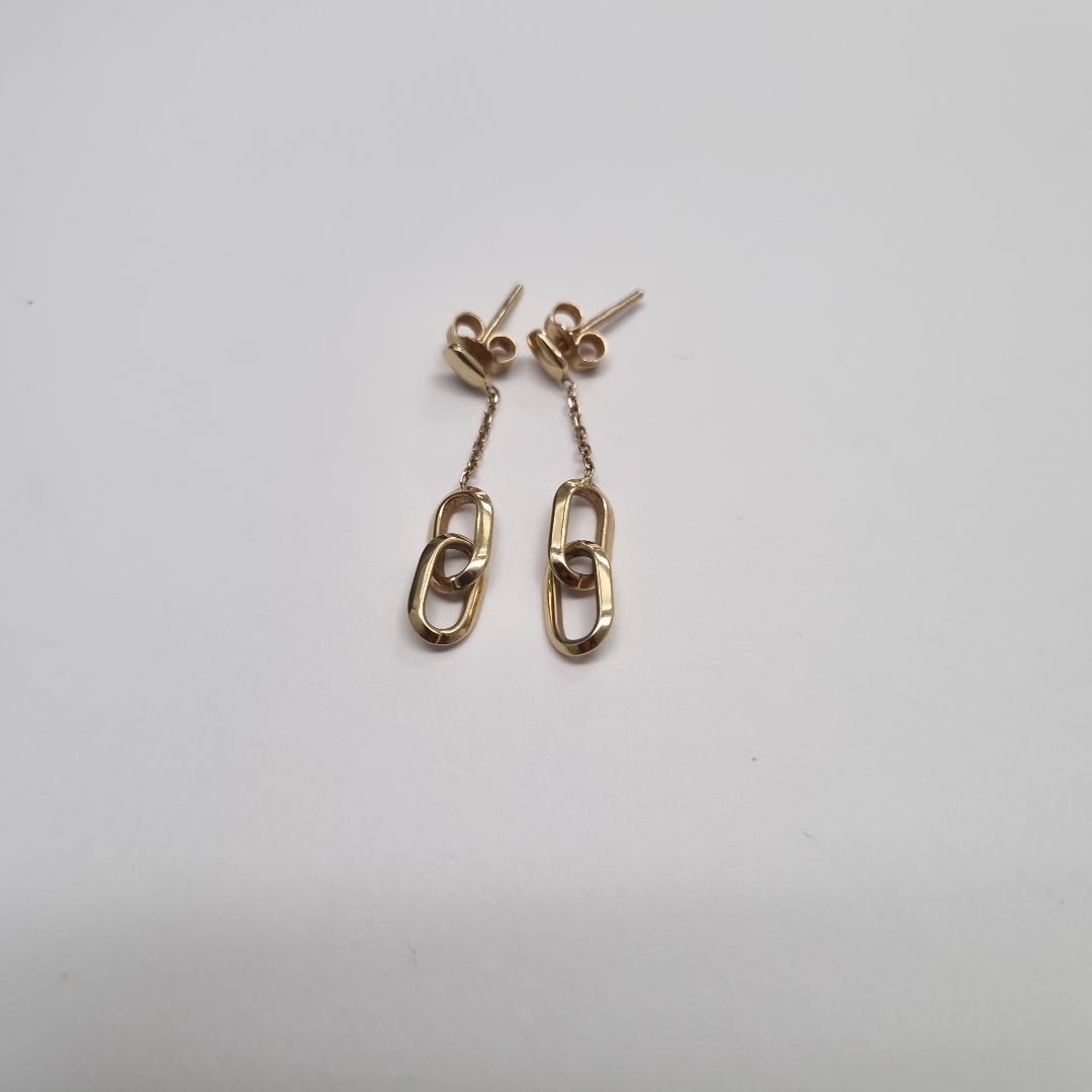 ARETES PAR ORO 14 K 2 GRMS (SEMINUEVO)