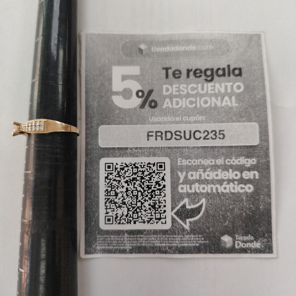 SOLITARIO ORO 10 K 1.7 GRMS (SEMINUEVO)