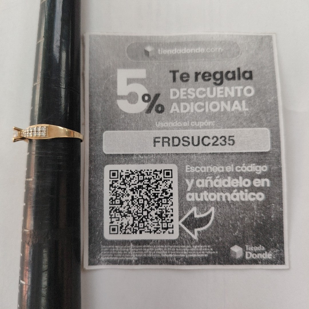 SOLITARIO ORO 10 K 1.7 GRMS (SEMINUEVO)