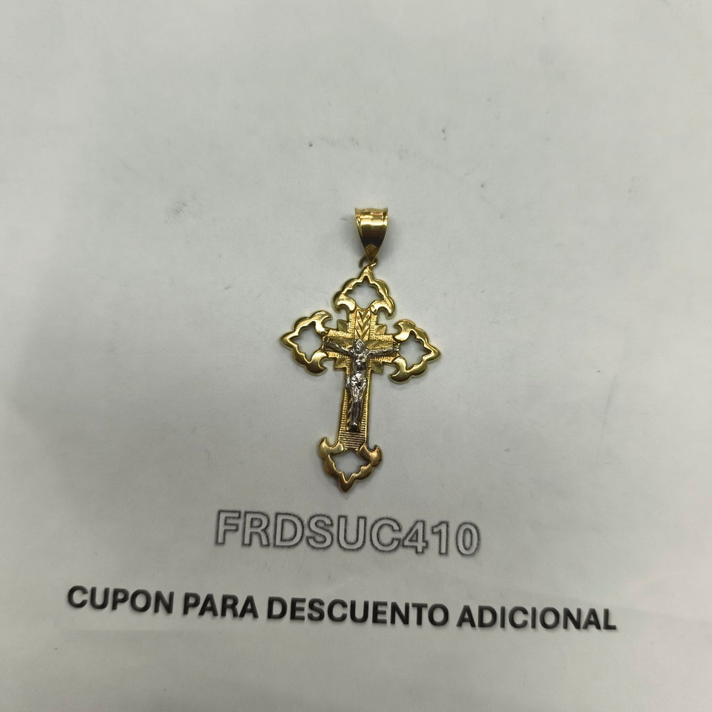 CRUCIFIJO ORO 10 K 3.2 GRMS (SEMINUEVO)