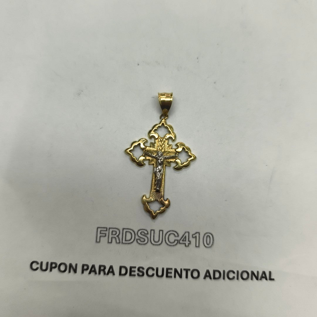 CRUCIFIJO ORO 10 K 3.2 GRMS (SEMINUEVO)