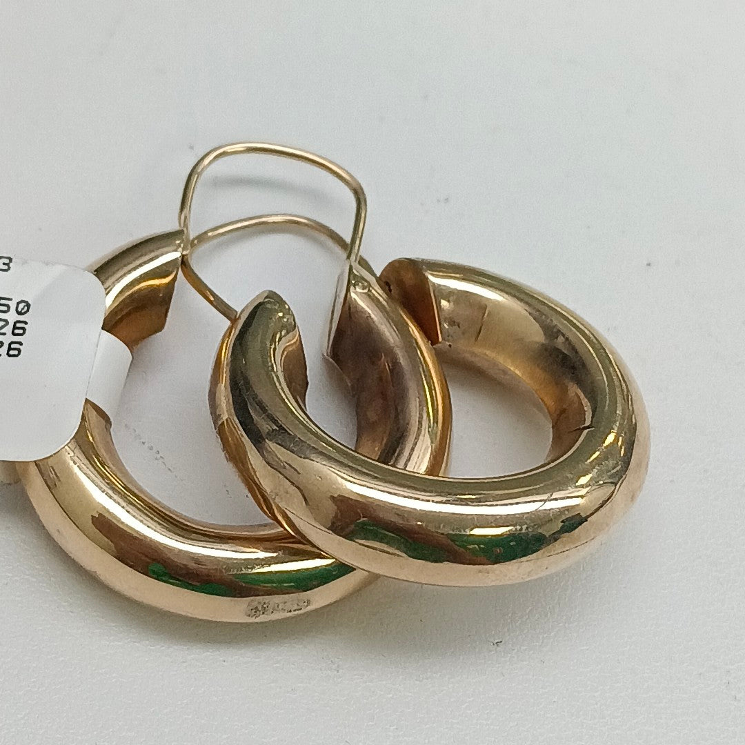 ARRACADAS PAR ORO 8 K 5.7 GRMS (SEMINUEVO)