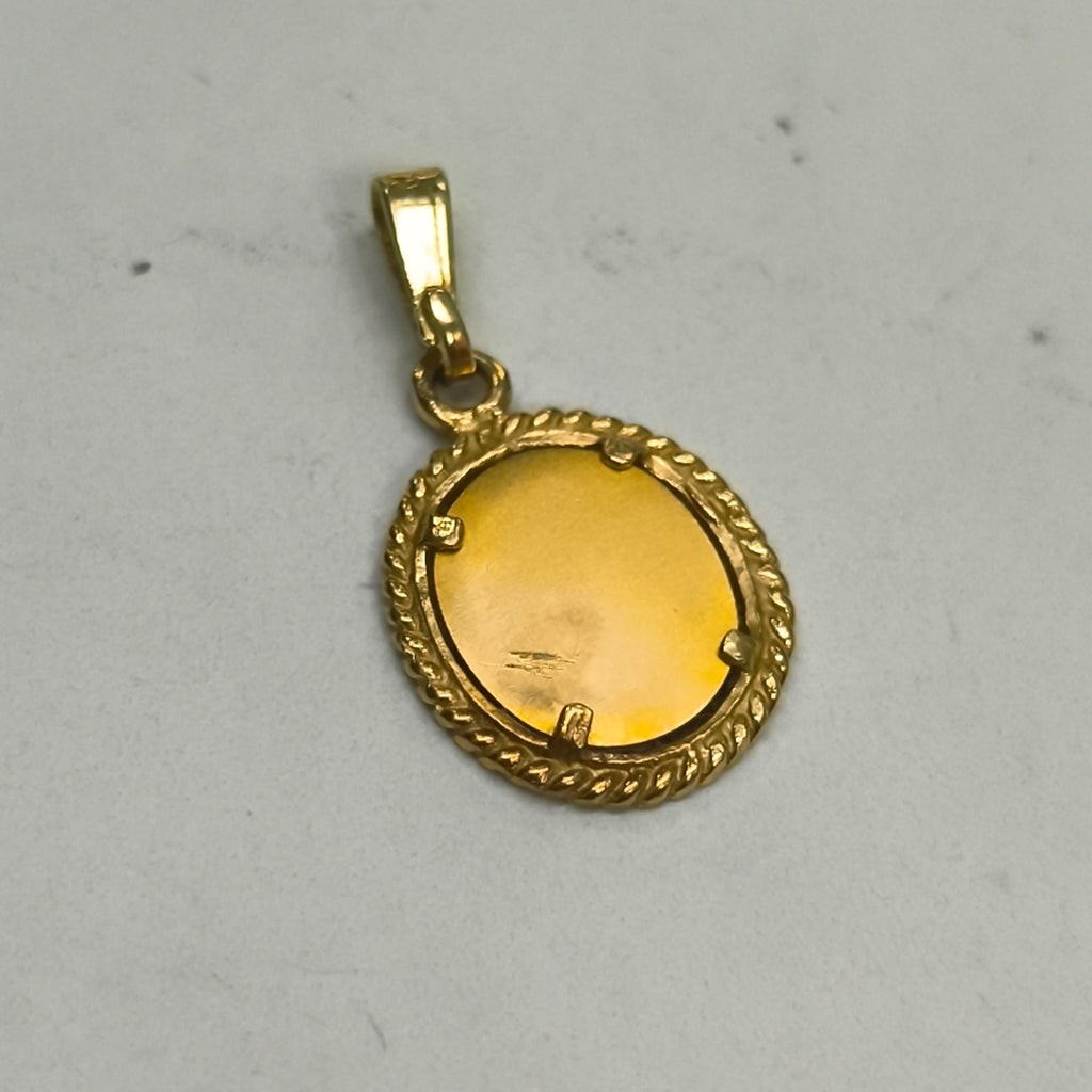 MEDALLA RELIGIOSA ORO 14 K 1,60 GRMS (SEMINUEVO)