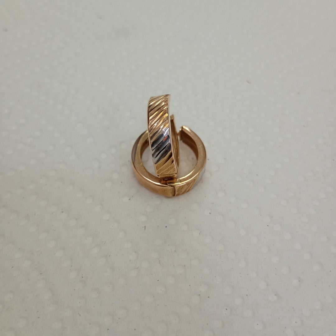 ARRACADAS PAR ORO 14 K 2,40 GRMS (SEMINUEVO)