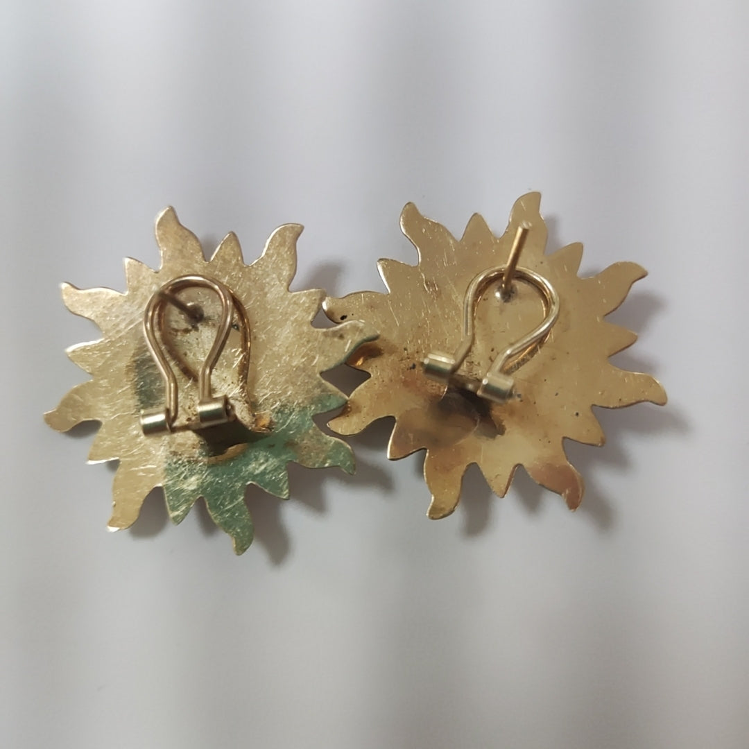ARETES PAR ORO 14 K 7,70 GRMS (SEMINUEVO)