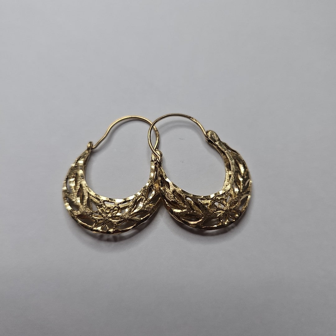 ARRACADAS PAR ORO 14 K 5 GRMS (SEMINUEVO)
