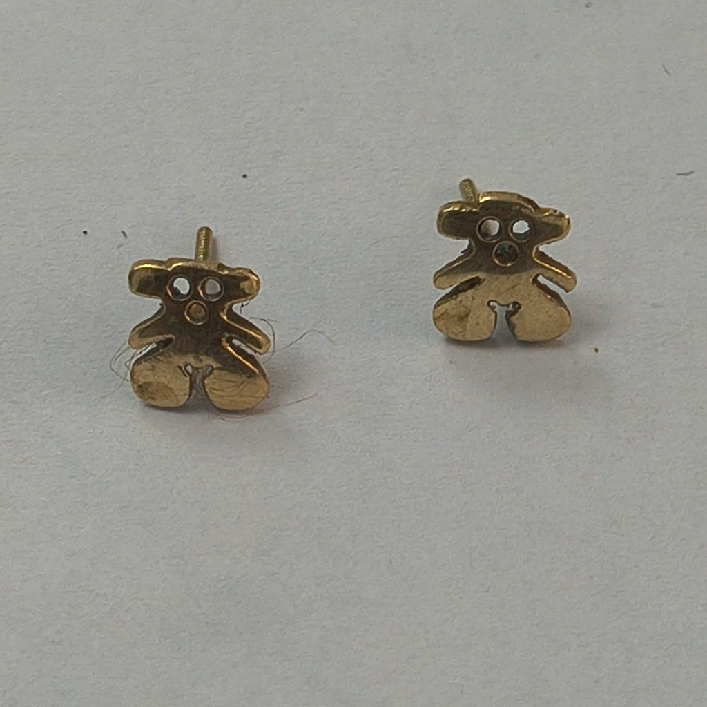 ARETES PAR ORO 14 K 0,80 GRMS (SEMINUEVO)