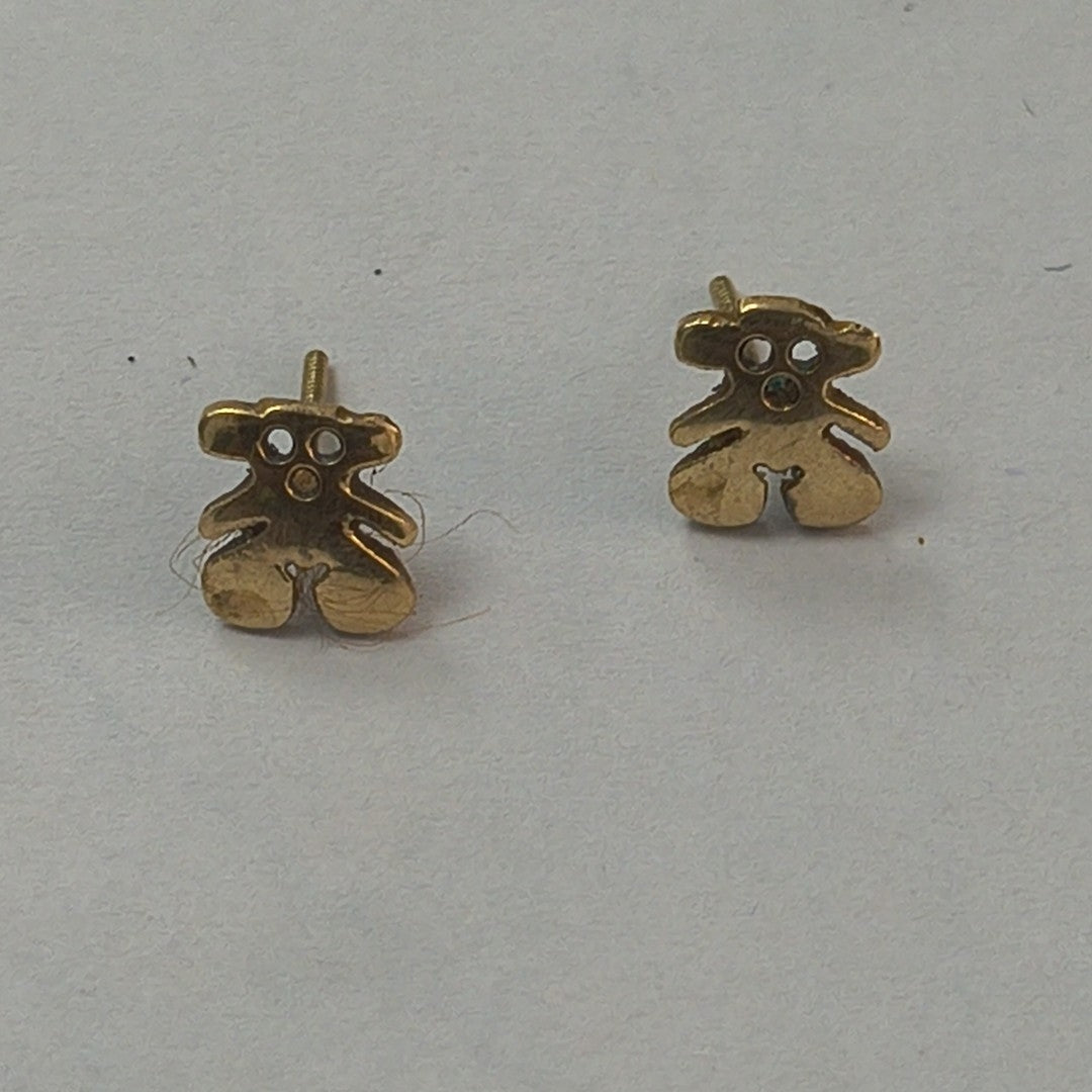 ARETES PAR ORO 14 K 0,80 GRMS (SEMINUEVO)